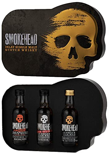 Smokehead Gift Tin Single Malt Whisky 3 x 5cl