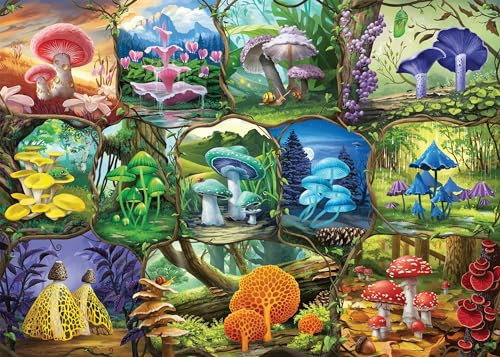 Ravensburger Beautiful Mushrooms 1000 Piece Jigsaw Puzzles for Adults and Kids Age 12 Years Up