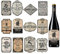 36St Halloween Flaschenetiketten, Wasserfest Weinetiketten Apotheker Aufkleber Aufkleber für Weinflaschen Apotheker Etiketten Vintage für Halloween Party Dekoration