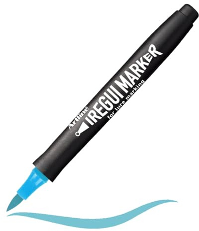 Artline Iregui Marker for Lure Marking | Brush Tip | Coloring and UV Reflection | DIY Lure Coloring | Glow Blue