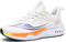 Xinghuanhua Zapatillas de deporte profesionales para hombre Marathon con placa de carbono, zapatillas deportivas transpirables, cómodas, ligeras, fitness al aire libre, EU39-50, Blanco, 42 EU