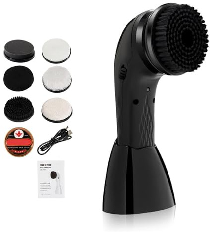 Machine à cireur, Brosse Électrique Pour Chaussures Polisseuse Pour Chaussures En Cuir Multifonctionnel Portable, Dispositif USB Rechargeable Pour Les Soins De La Peau À La Maison Pour Chaussures De