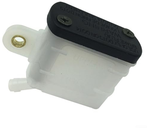 Lecreatekit Motorcycle Brake Reservoir Rear, Motorcycle Foot Rear Brake Master Cylinder Tank Oil Cup Fluid Bottle Reservoir Cup Replacement for Most Motorbike Models