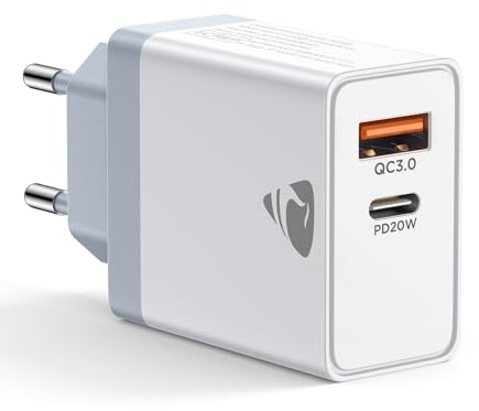 iPhone Ladegerät,20W USB C Ladegerät für iPhone 17 16 15 14 13 12 11,Power Adapter USB C Stecker Ladestecker Schnellladegerät USB c Netzteil für iPhone 17 16 15 Pro/Pro Max/Plus/14 13 12 pro max