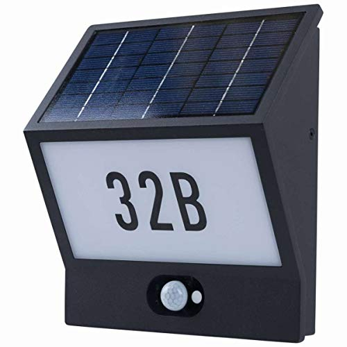 Heitronic Solar-Hausnummernleuchte Andrea