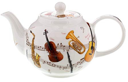 Dunoon - INSTRUMENTAL - Fine Bone China Teekanne / Teapot - Kapazität: 0,75 Lt