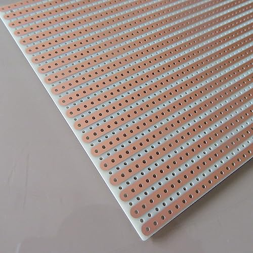 2Stk 10x16cm Streifenraster Veroboard Stripboard Fibreglass FR4 Prototype Paper PCB Platine Leiterplatte Experiment Matrix Circuit Board