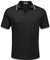 COOFANDY Poloshirt Herren Kurzarm Polohemd mit Brusttasche Männer T-Shirt Polokragen Polo Shirt Sommer T-Shirt Golf Shirts mit Kontrast Regular Fit A-Schwarz XL