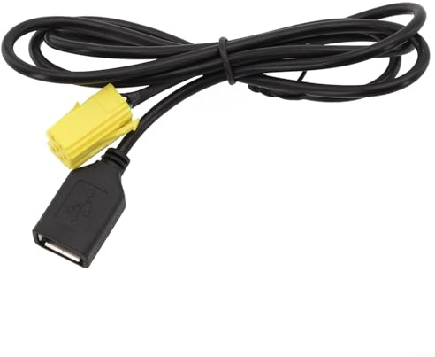 Cavo adattatore audio USB per auto, 6 pin, femmina, AUX, cavo di prolunga USB per Mini ISO, 159, per Fiat Grande Punto, per modelli radio Fiat 2007 12 V ABS posteriore di installazione radio