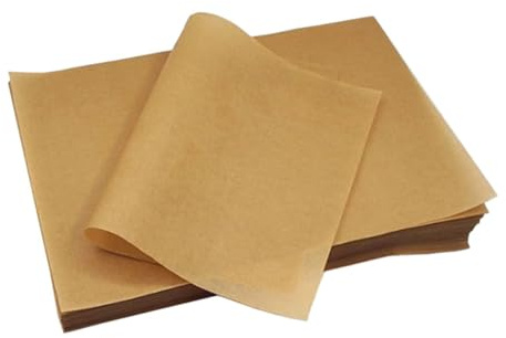 Hohopeti Carta da Forno Pretagliata 30x40 Cm 100 Pezzi, Carta da Cucina Antiaderente e Resistente al Grasso per Teglie da Forno, e Sicura per Cottura, Grigliatura e Friggitura