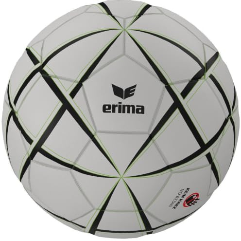 Erima Unisex Adult Magic White handball (7202601), black/green gecko, 3