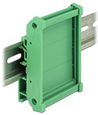 DeLock Platinenhalterung für Hutschiene 10 cm lang