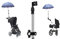 LL-Golf ® Extendable Universal Umbrella Holder up to 40cm for Bike/Bicycle/Wheelchair/Pram/Buggy/Golf Trolley/Rollator