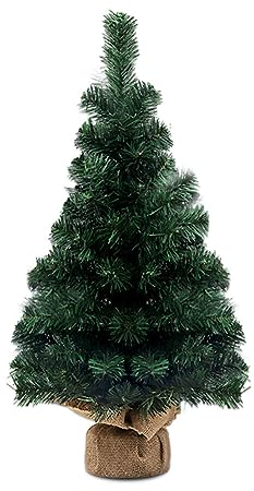 URFEDA Ornements de Sapin de Noël, Décoration de Sapin de Noël Artificiel, Mini Sapin de Noël, Décors de Table Simulation de Sapin de Noël, pour Maison Salon Magasins Restaurant 40CM