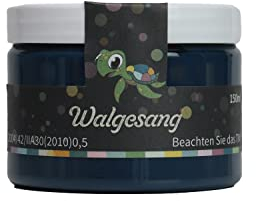Caleo Color Vernice Walgesang blu scuro, 0,15 litri, vernice ecologica per mobili, naturale, senza solventi, adatta ai giocattoli