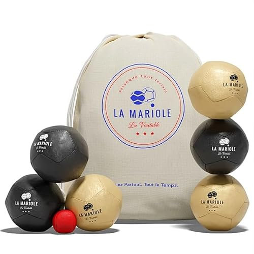 LA MARIOLE – Boccia-Kugeln für alle Terrain Innen und Außen – Offizielles Pack V4