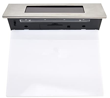 Akozon Luz para Números de Casa - Señal de Dirección Solar de Acero Inoxidable con Batería Incorporada, Pegatinas de Alfabeto y Números Incluidas - Placa de Dirección Solar para