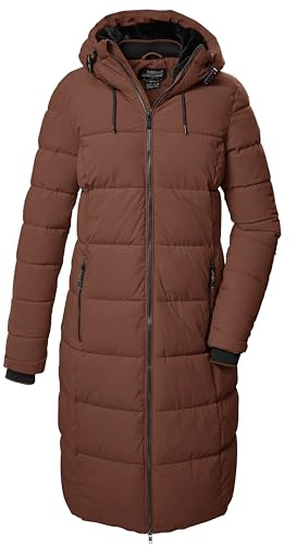 Killtec dam Kow 56 Wmn Qltd Ct Quiltad rock/funktionell kappa i dunlook med huva