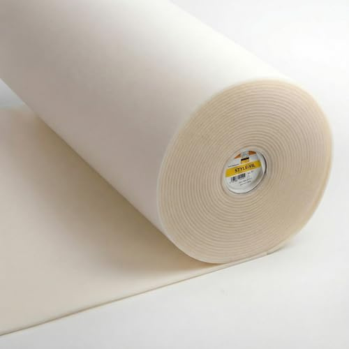 Vlieseline Style-Vil – Mousse Résille Molletonnée - Coupon 100x72 cm - Renfort Volumineux pour Sacs, Pochettes, Ouvrages 3D et Accessoires Couture