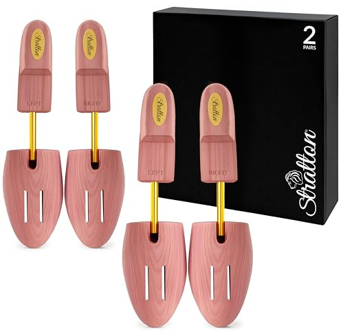 Stratton Cedar Shoe Tree - Shoe Trees for Men & Women, Sneakers, Widener & Shaper | GROWN IN USA (X-Large (Fits Shoe Sizes 12-14), 2 PACK)
