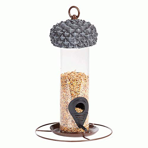 Esschert Design Alimentador para pájaros Silo Nueces Bellota