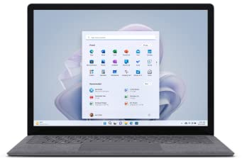 Microsoft Surface Laptop 5, i5, 8GB RAM, 256GB SSD, Win 11 Home, 13,5 Zoll Laptop, Platin, powered by Intel Evo Plattform