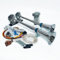 YIYIDA Autohorn 170db Lufthorn 24V Chrom Zink Autolautsprecher Silber Trompete LKW Hupe Mit Luftpumpe Kompressor Doppelrohr Air Horn Für Auto Zug Schiff