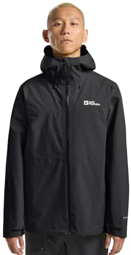 Jack Wolfskin Herren Highest Peak 3l Jkt M, Schwarz, M EU