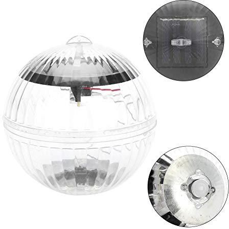 SUNGOOYUE Lámpara de Bola Flotante Solar, Luz Decorativa, Impermeable, para Piscina, Jardín, Patio, Camino, Césped, Luz Cambiante Multicolor