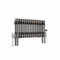 Blümme 300 x 695mm Bathrooms Raw Metal Radiator Traditional Cast Iron Style Double Column Horizontal Central Heating Radiators