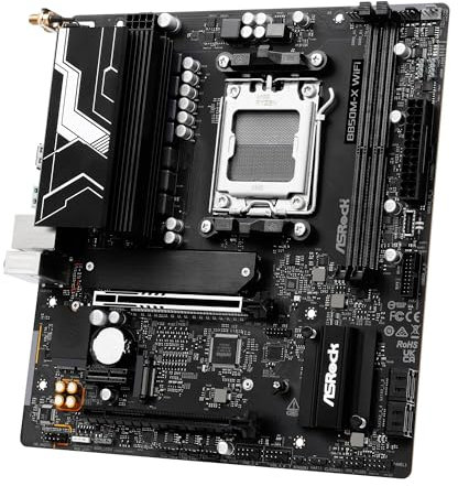 ASRock B850M-X WIFI R2.0 Amd B850 Am5 Micro Atx 2 Ddr5 Hdmi Dp Wi-Fi 6E 2.5G Lan