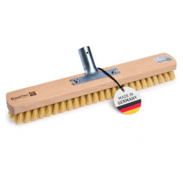 XXL Schrubber Wischer 40 cm Breit Lang mit Metall-Stielhalter Fibre Borsten