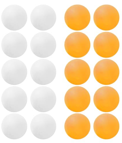 DUINIU 20 Ping-Pong, Ping-Pong in Plastica Smerigliata, Attrezzature per Esercizi da Ping-Pong, Adatte per Lotterie, Macchine A Spruzzo di Palline E Scene di Gioco.
