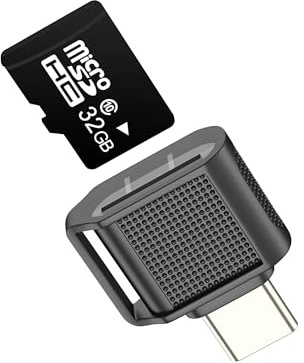 Micro SD Card Reader USB C Adapter for iPhone 17 16 15 Pro Max Compatible with Samsung Galaxy S25 Ultra Digital Camera for Apple for iPad Type C Memory Stick Laptop Transfer Flash Slot TF Compact PC