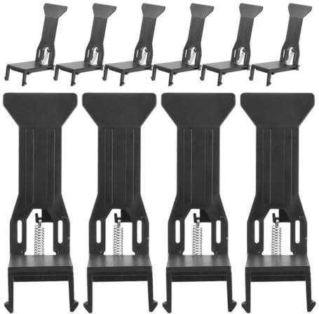 GLEAVI 12pcs Black Money Holder Clips for Cash Drawer Cash Register Accessories Small Business Supplies Tray Insert Clip