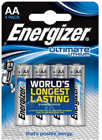 Batteria al litio Energizer 1,5 V AA - Blister contenente 4 unità