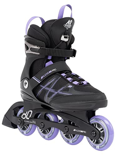 K2 Dam Alexis 80 Pro, Black-Lavendar Inline Skates