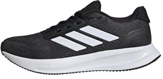 Adidas Women's Run Falcon 5, Black/White/Black, 6.5