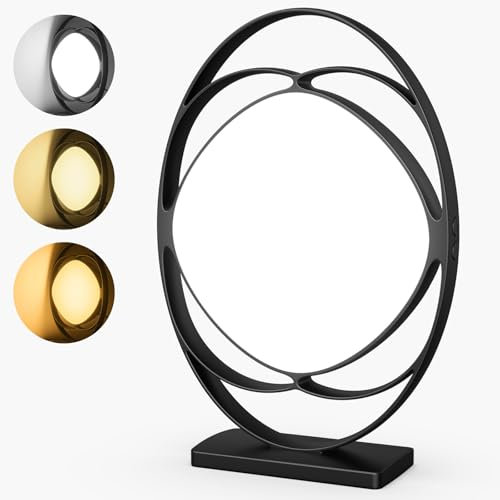 Wopigh Lampe Lumière du Jour, Lampe de Luminothérapie 10000 Lux Sans UV, Rotatif à 210°, Lampe Solaire avec 3 Températures de Couleur, 4 Minuteries,5 Luminosité Réglables, Fonction Mémoire Pour Maison