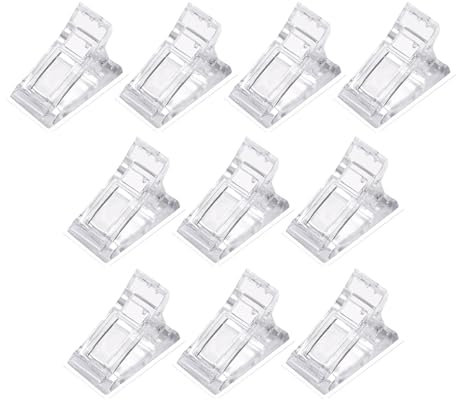 Forma di estensione per unghie, pinza per unghie in gel, 10 pezzi, estensione per centro commerciale per unghie, pinza per unghie per unghie