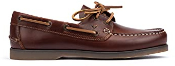 MARTINELLI Chaussures Bateau en Cuir Hans pour Homme Color Cognac