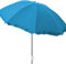 Mojawo Strandschirm Sonnenschirm Strand Schirm Sonnenschutz Gartenschirm Sonnenschutz knickbar Polyester blau Ø1,80m