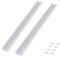2 Stück 400mm T-Schienenrampe, Aluminiumlegierung T T-Nut Gehrungsschiene Jig T Schraubenbefestigungsnut mit Selbstschneidenden Schrauben für Tischsäge Router Tisch
