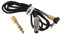vhbw Audio AUX Kabel kompatibel mit AKG K240 Studio Kopfhörer - Audiokabel 3,5 mm Klinkenstecker auf 6,3 mm, 1,2 m, Schwarz