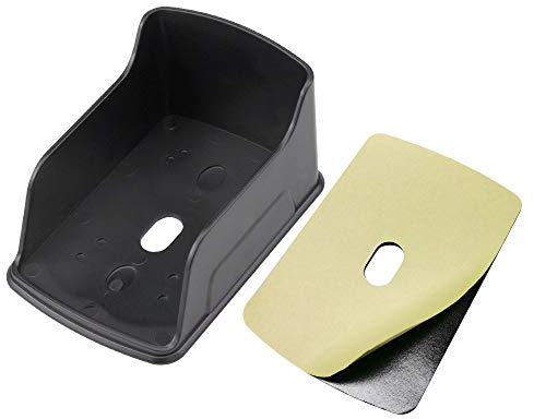 FUSYTULY Kunststoff wasserdichte Abdeckung, Regen Abdeckung Shell Wetterschutz für Video Türklingel Fingerabdruck Access Controller RFID Tastatur Türschloss Sicherheitssystem (Black)