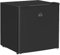 HOMCOM 46 Litre Table Top Mini Fridge, Small Fridge with Ice Box, Reversible Door, Adjustable Temperature and Legs for Bedrooms, Home Office, Black