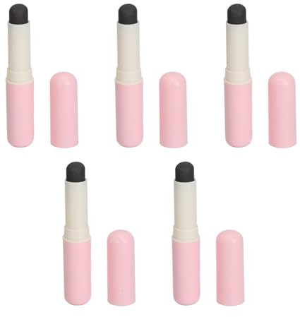 5 st silikon läppborste set professionell fläck concealer runt huvud bärbar kosmetisk makeup läppstift borste set skönhetsverktyg läppborste