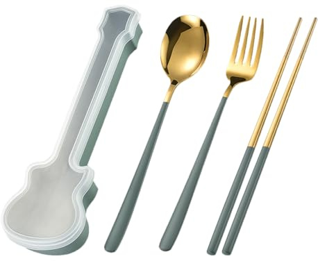 Serveringsbestick-set – rostfritt stål bestick-set – kompakta kökstillbehör med pinnar, skedar och gafflar – för restaurang, middagar och sällskapen