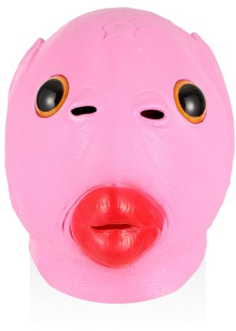 GTYHH 1 Morceau De Couvercle De Tête De Poisson Drôle, Couvre-Chefs Drôles, Couvercle De Tête De Fête, Couvercle De La Tête De Corde, Couvre-Chefs En Forme De Monstre, Jeux De Rôle.