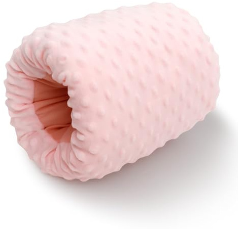 KAKIBLIN Coussin d'allaitement pour bébé, coussin d'allaitement pour nouveau-né maman et bébés, portable et lavable, essentiel d'allaitement ergonomique, oreiller de voyage pour nouveau-né (rose A/B)